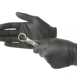 BLACK GLOVES NITRILO - Duty Black - Large