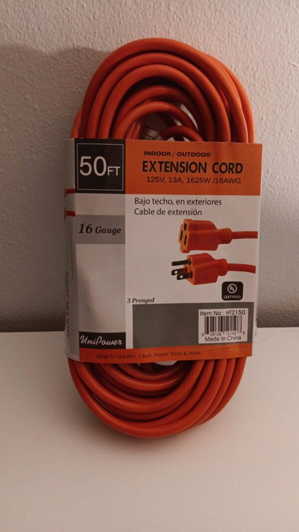 EXTENSION ELECTRIC CORD 50 FEET