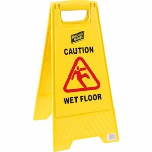 CAUTION WET FLOOR  SIGN