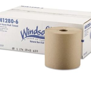 WINDSOFT NATURAL HARDWOUND ROLL TOWEL