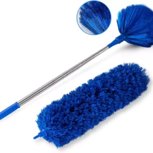 ROUND DUSTER WITH EXTENSION AND ATTACHMENT