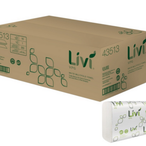 Livi – MULTIFOLD WHITE TOWEL