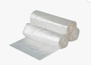 TRANSPARENT WHITE PLASTIC 30" x 37"