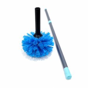 ROUND DUSTER WITH EXTENSION AND ATTACHMENT