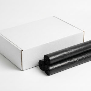 BLACK TRASH BAGS 33" X 39"