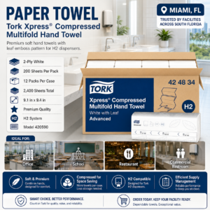 TORK XPRESS® COMPRESSED MULTIFOLD HAND TOWELS