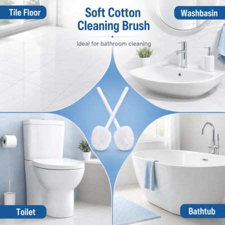 Soft Cotton Cleaning Brush