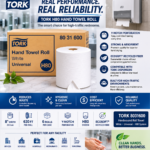 TORK - HARDWOUND ROLL TOWEL Y-NOTCH WHITE 8"