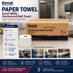 EXCEL - ROLL TOWEL WHITE 8"
