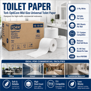 TORK OPTICORE TOILET PAPER T11