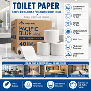 PACIFIC BLUE - TOILET TISSUE PAPER