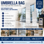 UMBRELLA BAGS CLEAR
