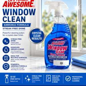 WINDOW CLEAN AMMONIA FORMULA (LA'S TOTALLY AWESOME)