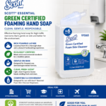SCOTT 91565 33.8 FL. OZ. CLEAR FRESH SCENT FOAMING HAND SOAP - 6/CASE