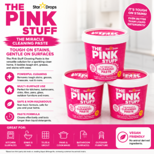 Stardrops The Pink Stuff The Miracle Laundry Oxi Powder Stain Remover