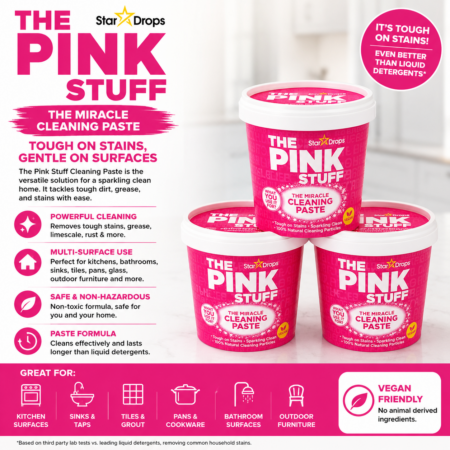 Stardrops The Pink Stuff The Miracle Laundry Oxi Powder Stain Remover