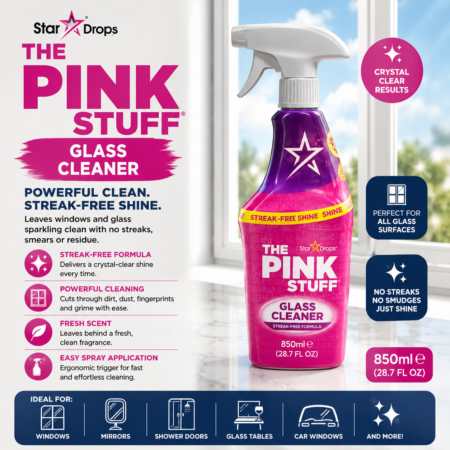 Stardrops The Pink Stuff The Miracle Window & Glass Cleaner 850ml