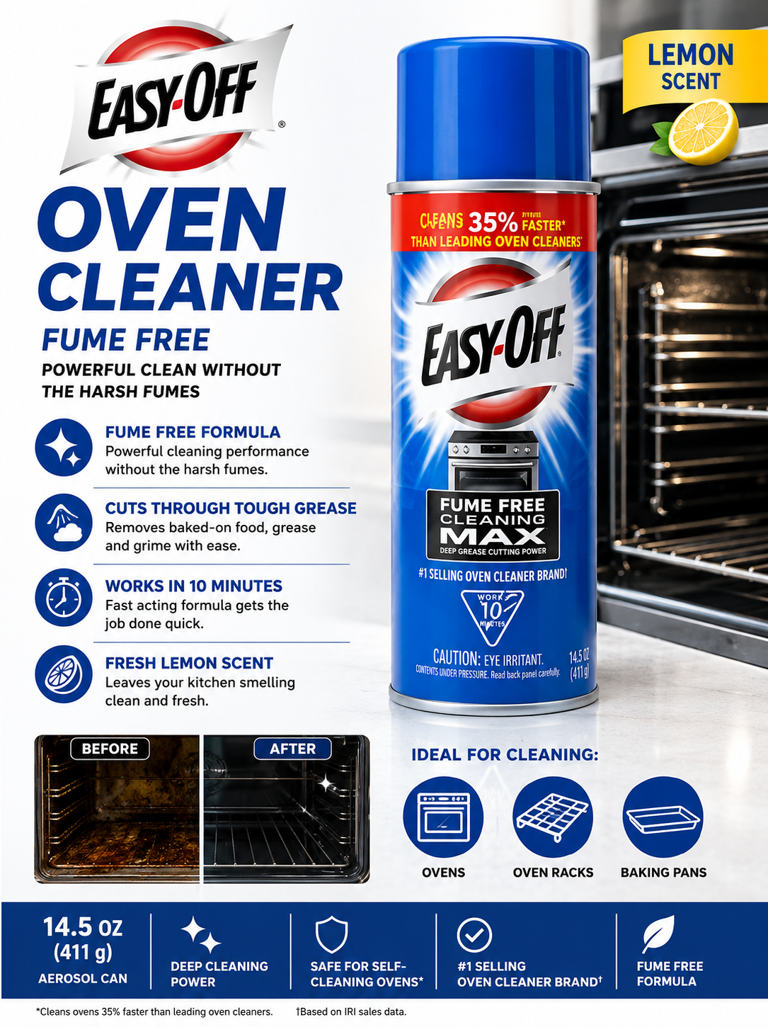 Easy-Off Fume Free Oven Cleaner 14.5 oz
