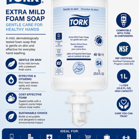 Tork Extra Mild Foam Soap 1 Liter