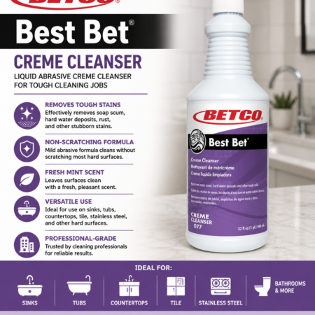 BEST BET LIQUID ABRASIVE CREME CLEANSER 32 OZ