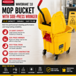 BUCKET MOP RUBBERMAID