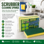 SPONGE YELLOW/GREEN "HOME"