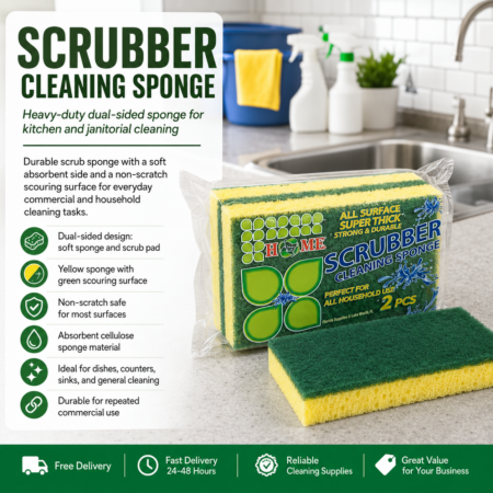 SPONGE YELLOW/GREEN "HOME"