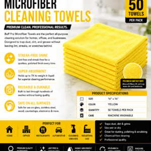 MICROFIBER TOWEL YELLOW