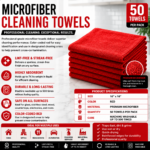 MICROFIBER TOWEL RED