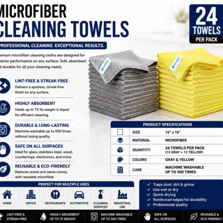 MICROFIBER 24 PACK FAST DRYING