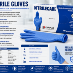 GLOVES NITRILE SIZE MEDIUM