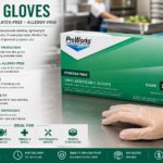 GLOVES - CLEAR - LARGE, X LARGE
