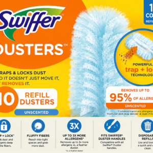 SWIFFER DUSTER REFILL PACK 10 COUNT