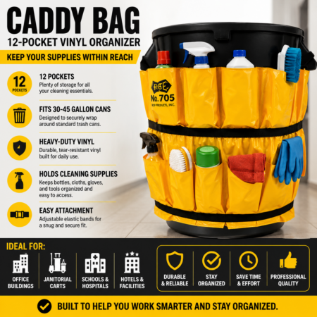 TRASH CAN CADDY BAG 12-POCKET