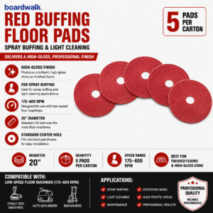 FLOOR PADS 20" RED