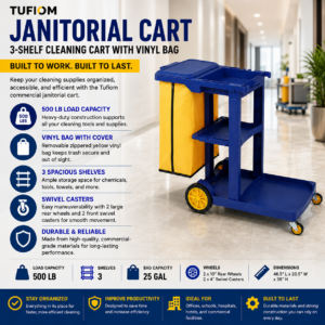 TUFIOM JANITORIAL CART