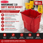 RUBBERMAID DIRTY WATER BUCKET
