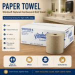 WINDSOFT NATURAL HARDWOUND ROLL TOWEL