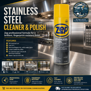 ZEP STAINLESS STEEL CLEANER & POLISH