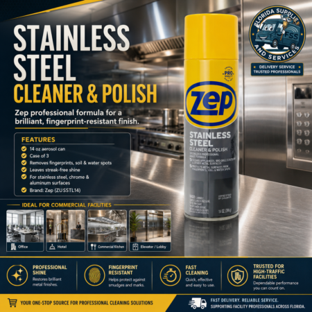 ZEP STAINLESS STEEL CLEANER & POLISH