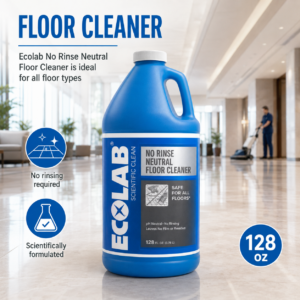 Ecolab No Rinse Neutral Floor Cleaner 128 oz