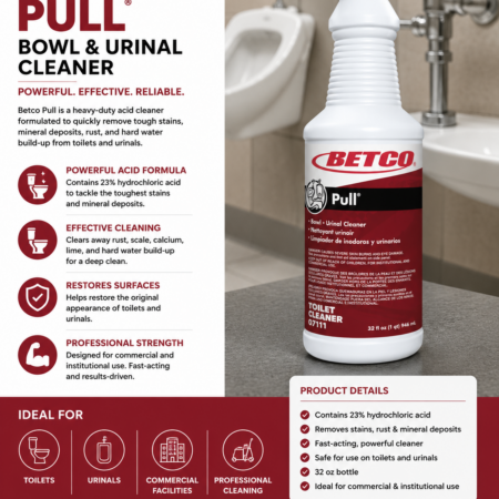 Betco Pull Bowl & Urinal Cleaner Acid 32 oz