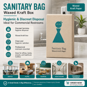 KRAFT BOX SANITARY BAG