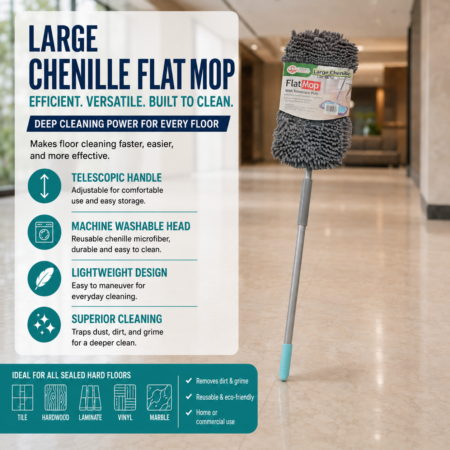 UNIWEAR Large Chenille Flat Mop