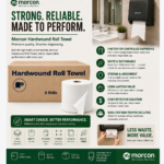 HARDWOUND Y-NOTCH ROLL TOWEL