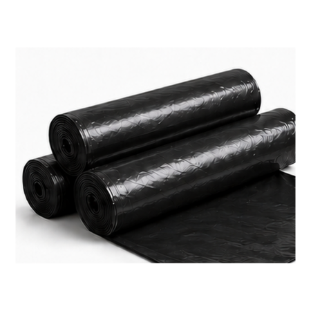 BLACK TRASH BAGS 61" X 68" 1.5 MIL