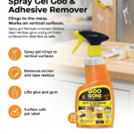 GOO GONE - GOO & ADHESIVE REMOVER SPRAY GEL