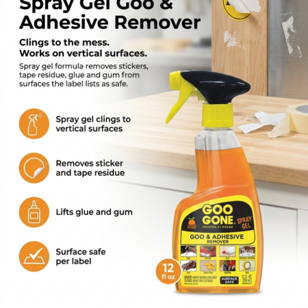GOO GONE - GOO & ADHESIVE REMOVER SPRAY GEL