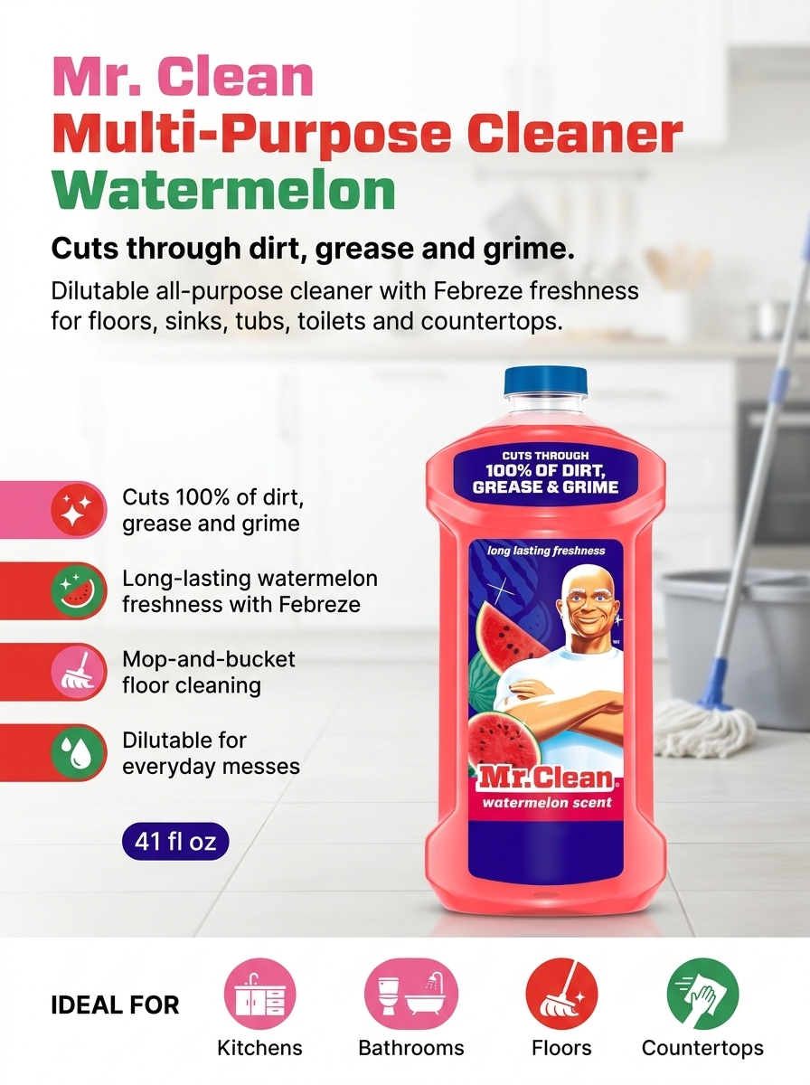 MR. CLEAN MULTI-PURPOSE CLEANER WATERMELON (41 OZ)