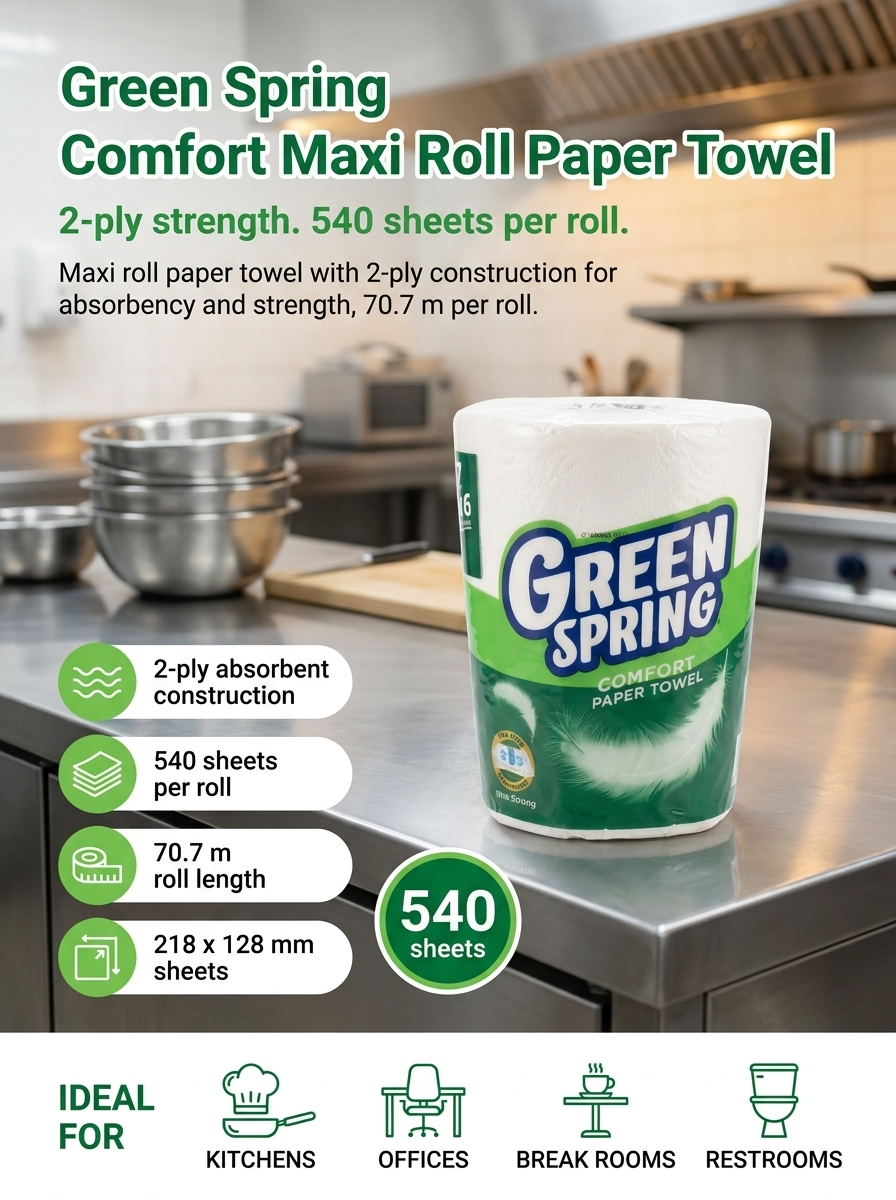 Green Spring Comfort Maxi Roll Paper Towel